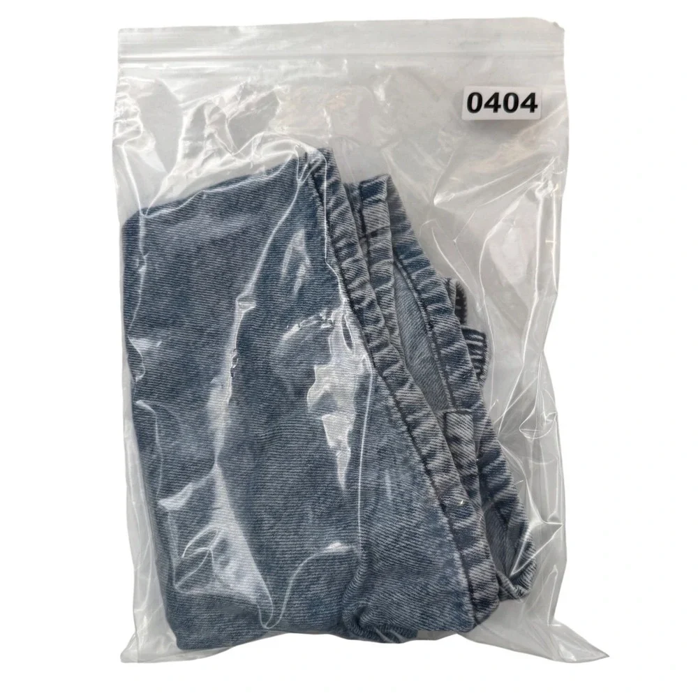 Girls 7 Acid Wash Denim Skort Light Blue‎ Wrap Front Stretch Comfort Retro